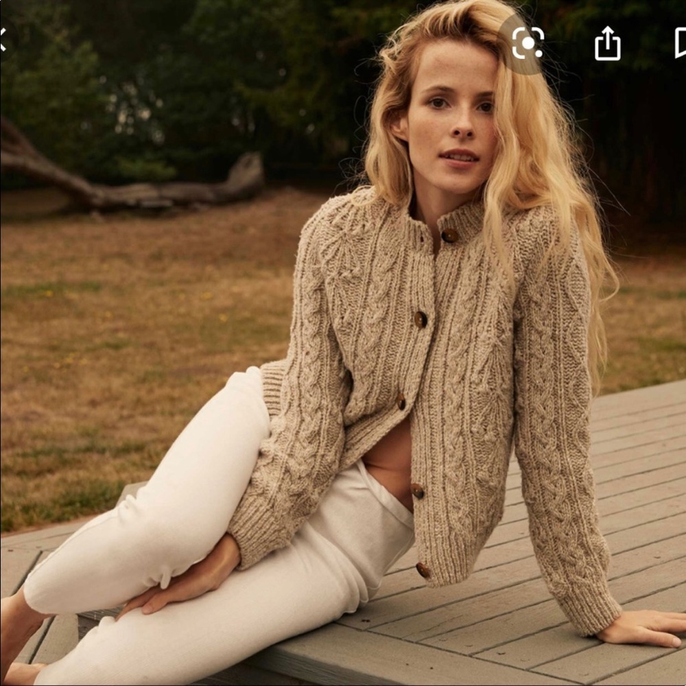 Doen Verona Cardigan-Oat